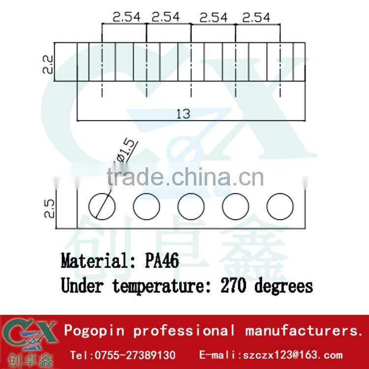 5pin connector pogo pin connector PCB connector