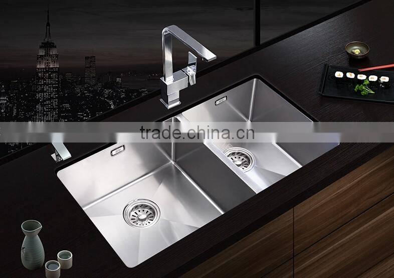 Kitchen furniture American Canada hot sales undermount single handmade kitchen sink with cupc certififcation