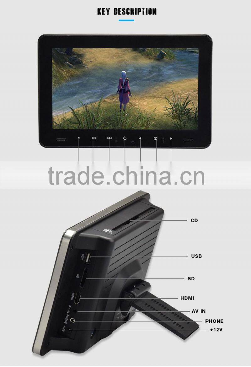 2016 Newest Car DVD player ,Headrest DVD player,factory sale
