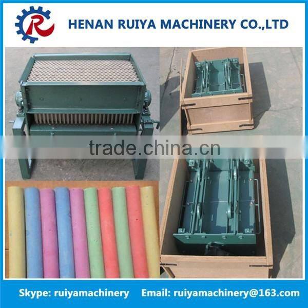 Simple operating dustfree chalk stick making machine/dustless piece chalk forming machine/color chalk machine