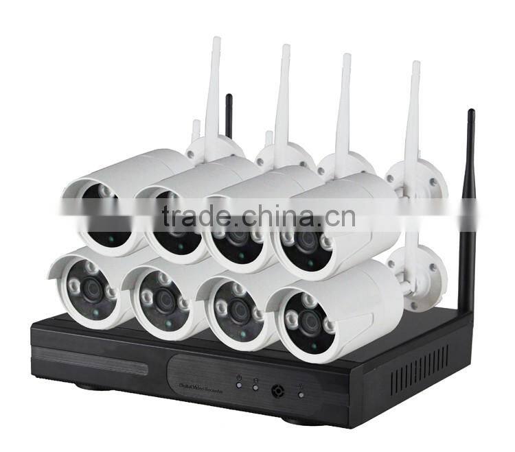 wifi ip camera wireless outdoor surveillance camera 8ch nvr wireless kit
