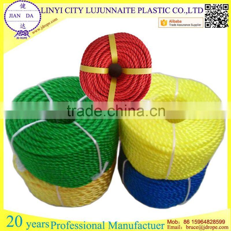 Slit Film Blue Polypropylene Rope