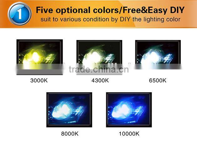 Eastar newest no fan design diy car led headlight 9009