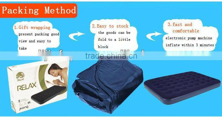 inflatable flocked mattress