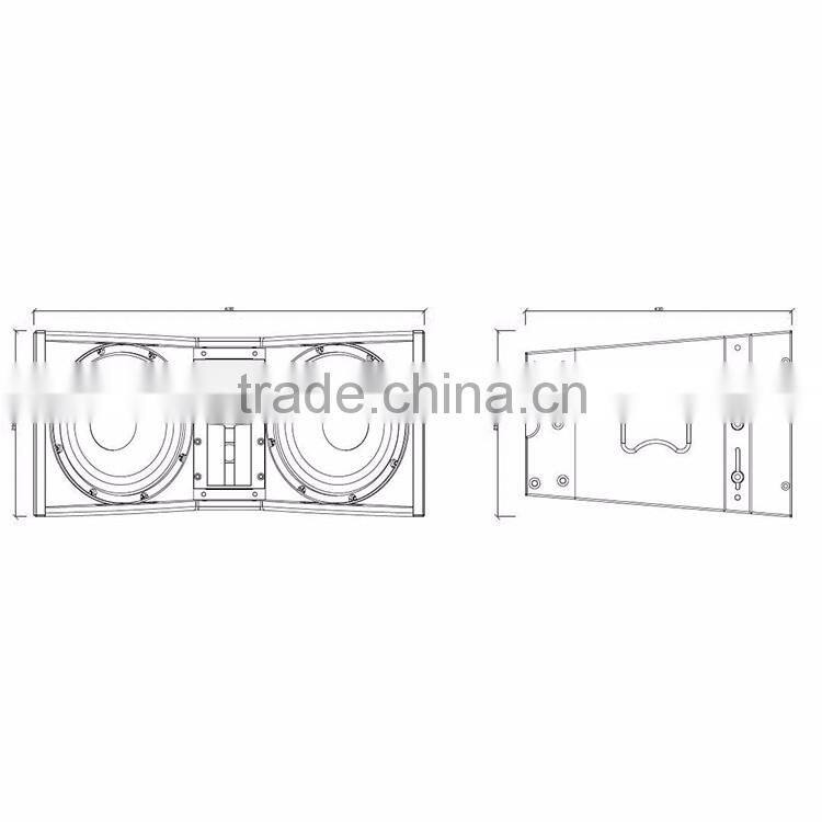 LA2210V-Dual 10" Line Array Speakers Professional Concert Speakers