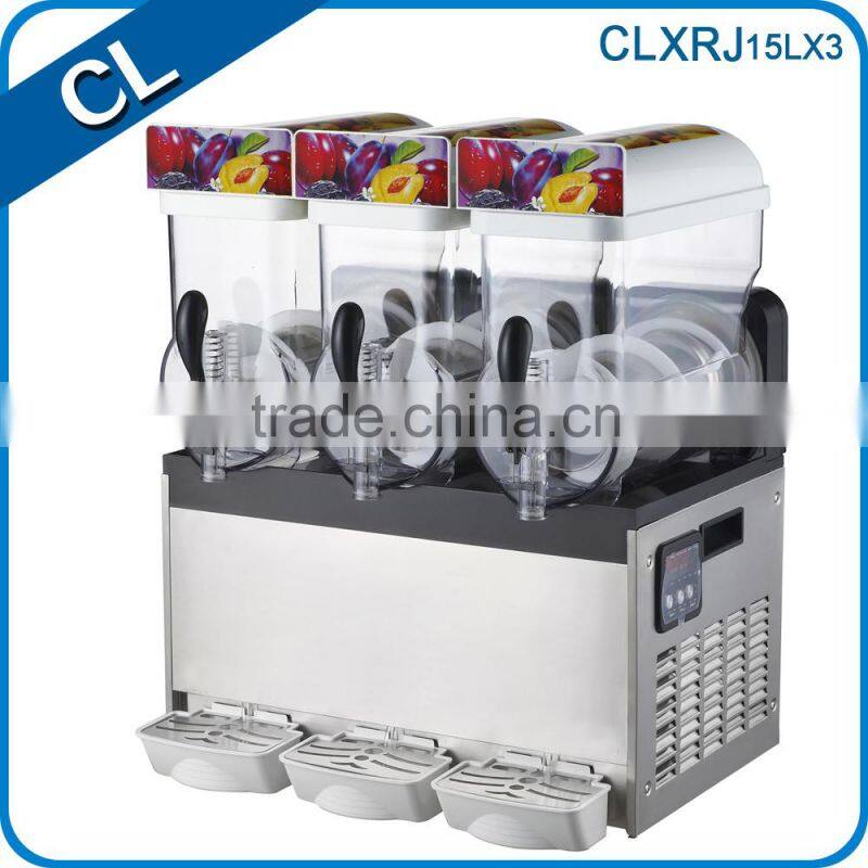 Milk mixer machine three tank stainless steel panel slush puppies machine