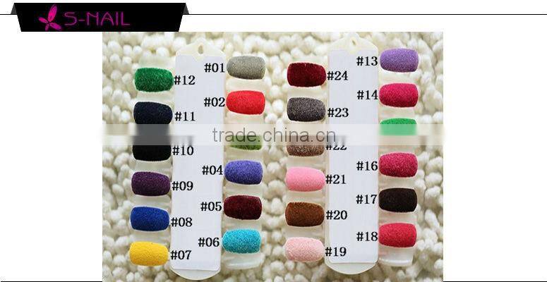 Nail art Velvet powder, flocking powder, 32 popular Colors