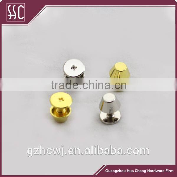 shiny gold decorative bag accessory lamp rivet