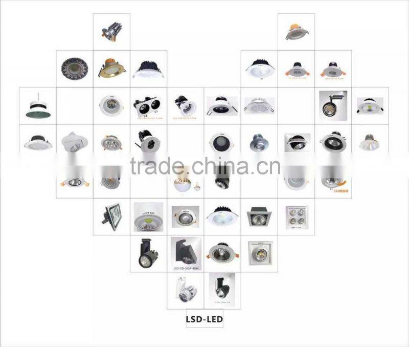 36 watt zinc alloy 8 inch led retrofit recessed downlight