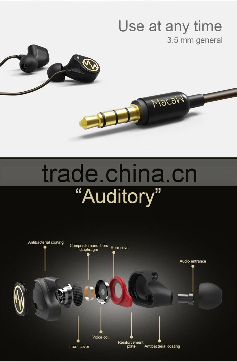 RT-10 earphones hifi in ear general bass sports earphones