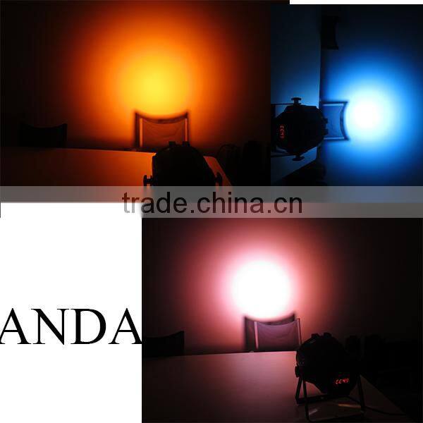 2016 new product 7pcs10w led plastic par light RGBW flat PAR light high-brightness led light