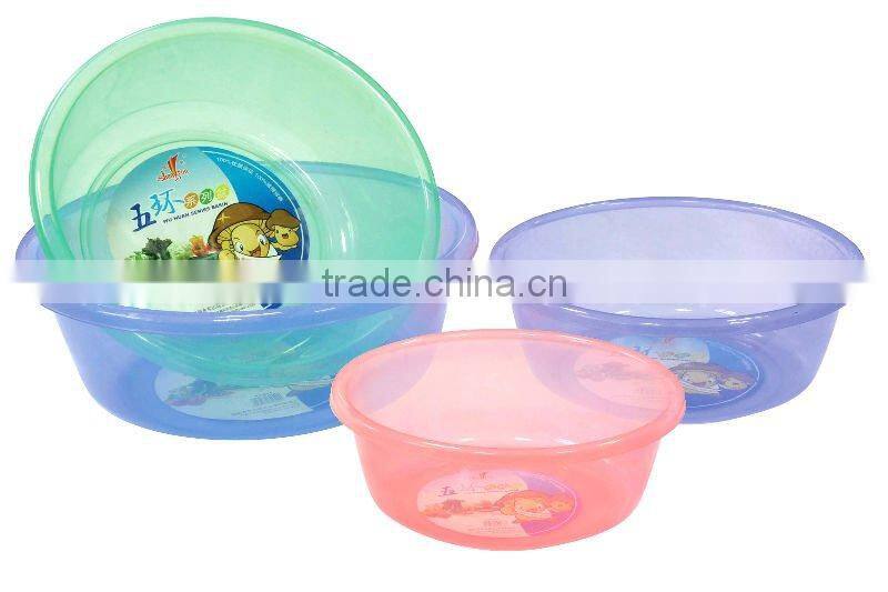 Colorful Plastic Basin