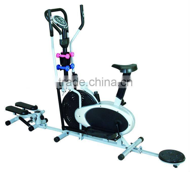stepper and twister function elliptical exercise machines