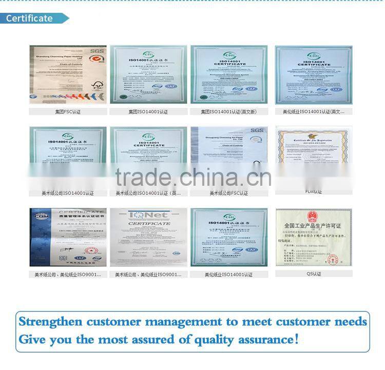 china supplier wholesale rolling coated art paper