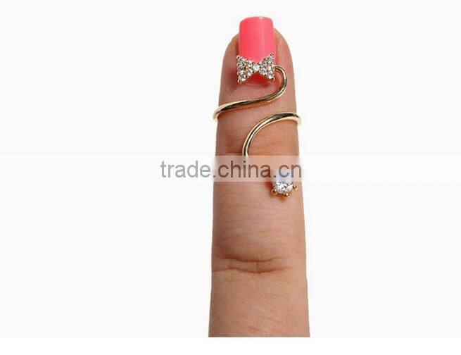 Favorite retro texture black gem ring jellyfish shape personality ring for lady