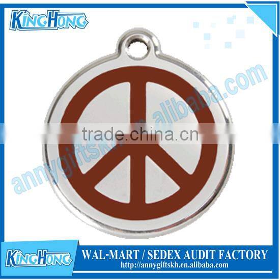 Fashion promotional pet id custom metal pet tag