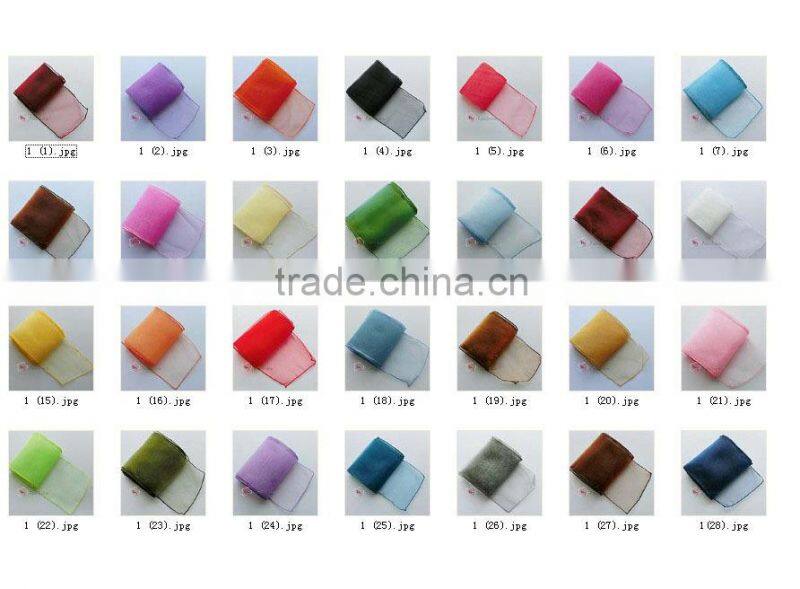 Chiffon Chair Sashes for Wedding Banquet