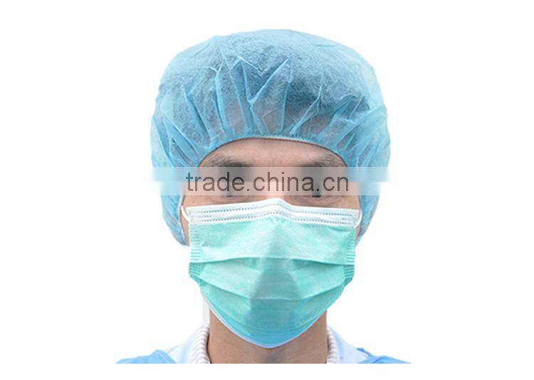 nonwoven nurse disposable medical bouffant surgical cap