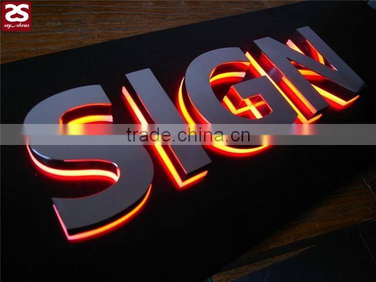 store front signage led backlit sign illuminated alphabet letter