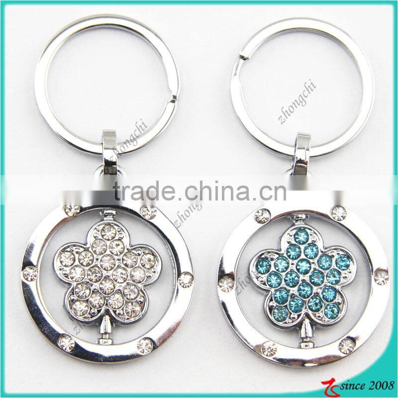 China wholesale keychain metal rotating keychain