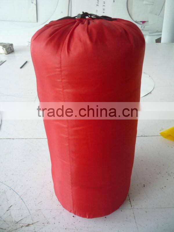 Polyester hollow fibre sleeping bag