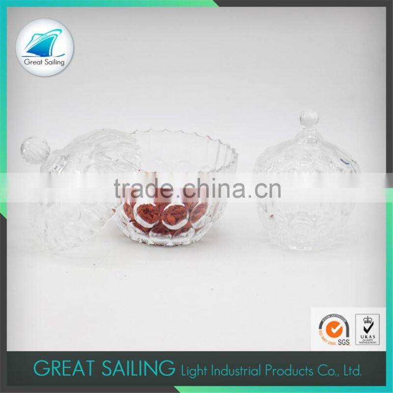 Different Size Glass Ice Cream Bowl Transparent Glassware