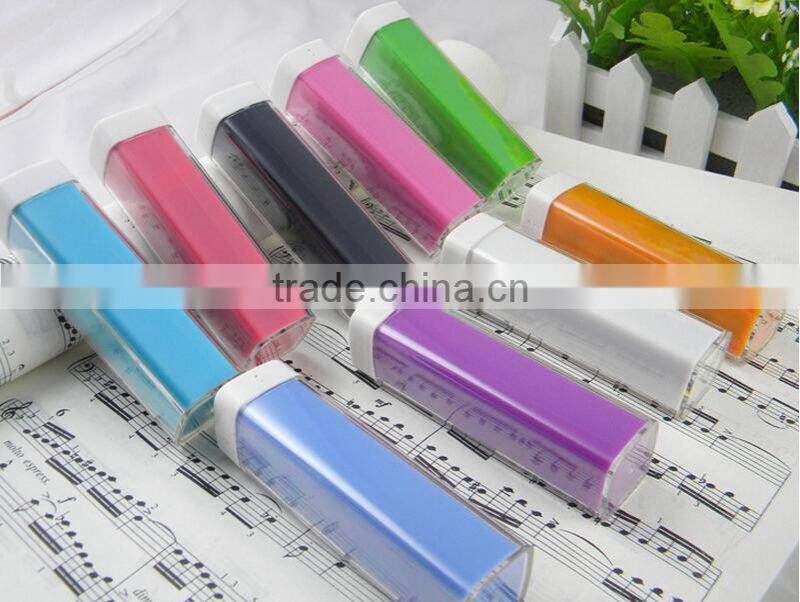 2015 Best Selling Products Lipstick Power Bank 2600mah
