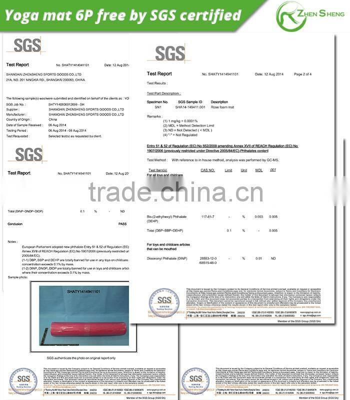 ZHENSHENG pu tpe yoga mat