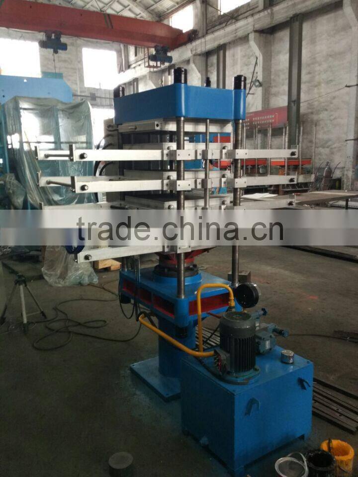Color Rubber Floor Tile Making Vulcanizing Press Machine