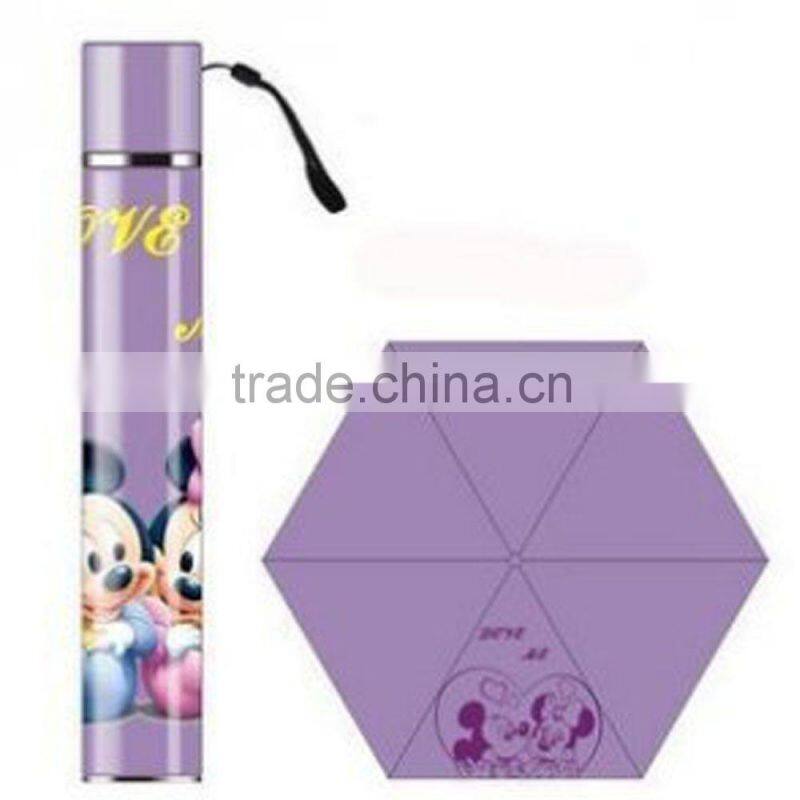 3 folding lip bottle umbrella