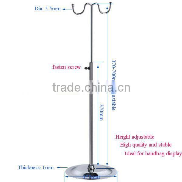 durable and convenient bag display rack