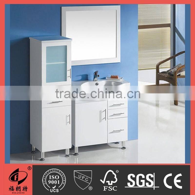 Antique white slim bathroom vanity 2015069