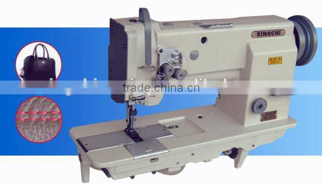 two needle sewing machine for sewing on tapes