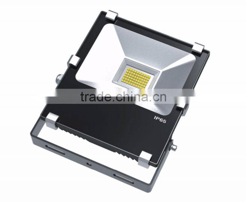 2016 30w 2700-6500k IP65 led flood light