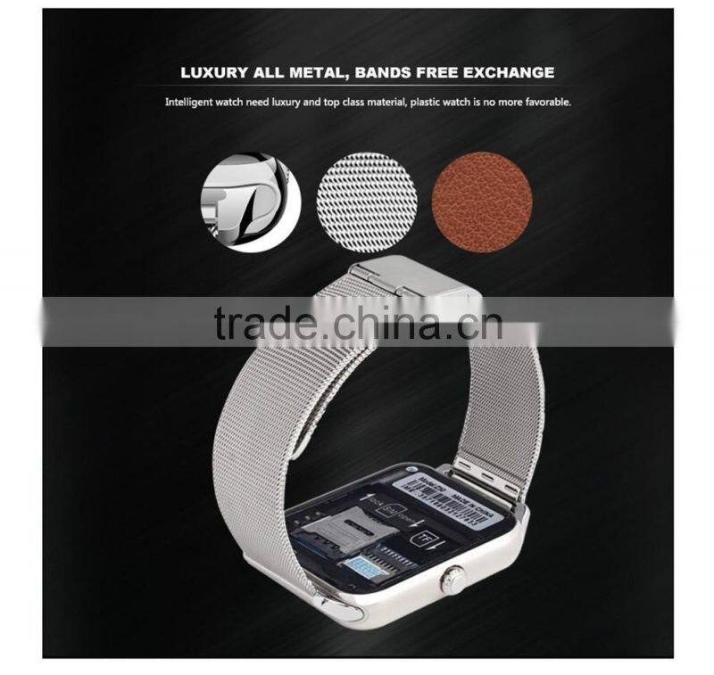 New Sedentary Remind Inteligente Z60 Smart Watch TF Card Camera Bluetooth Smartwatch For Android Phone