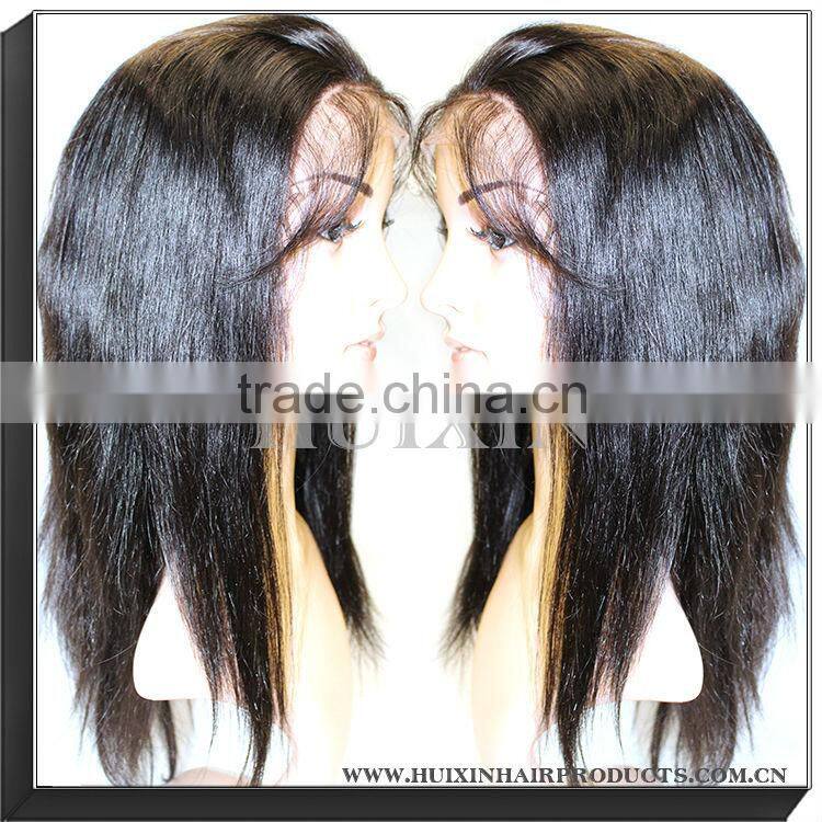 wholesale 5A grade malaysia virgin hair human hair full lace wig