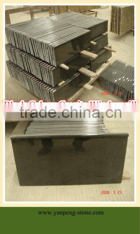 black galaxy granite window sills