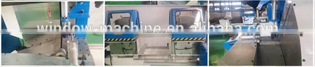 Double head mitre Saw aluminium windows machine