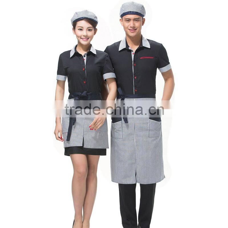 Top Quality hot sell stylish hotel restaurant catering uniforms