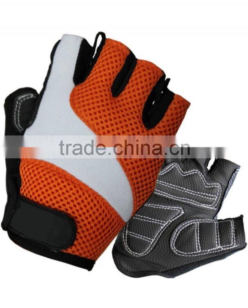 Breathable short finger cycling gloves