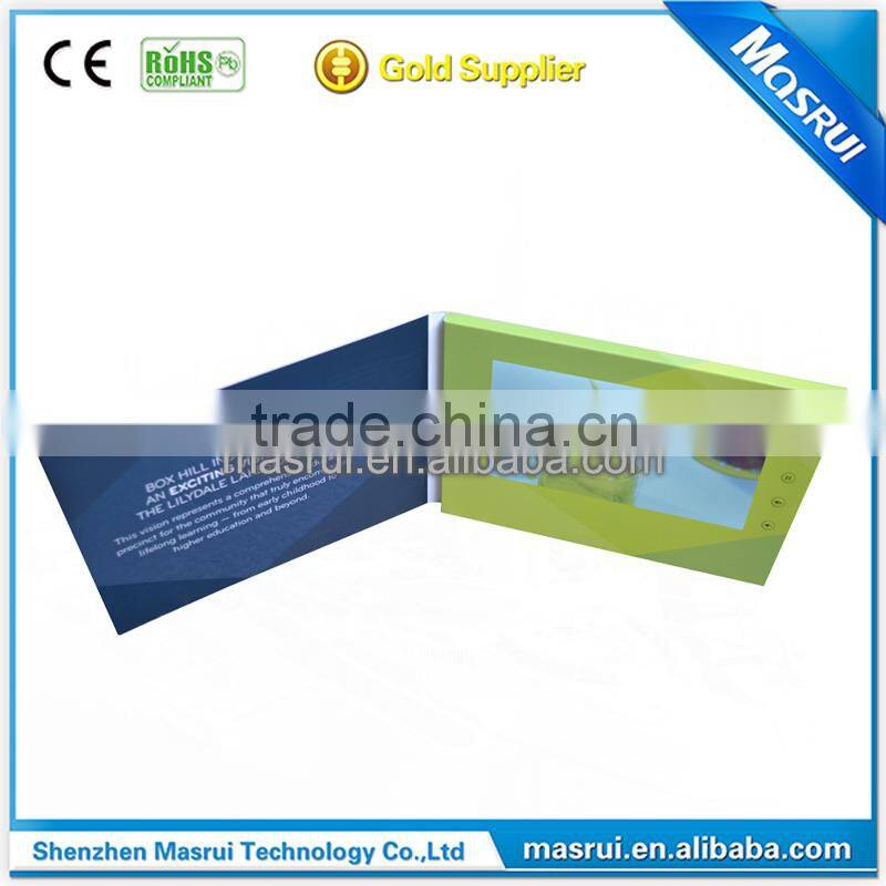 TV in a card lcd TV brochures