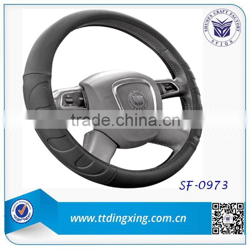 new style fashionable PU heated car steering wheel covers from factory