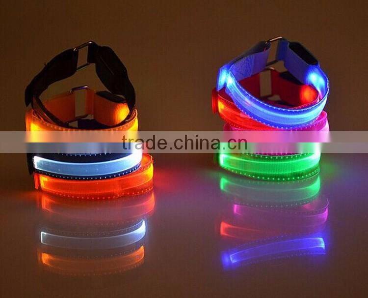 Cheap price sports safety running reflective warning night arm belt