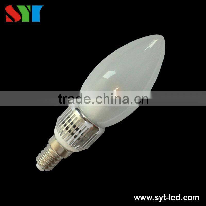 UL CUL E12 E14 led candle light bulb 3W 3years warranty