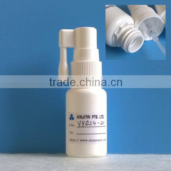 20ml Plastic Tamper Proof Oral Spray Bottle for Pharmaceutical Usage