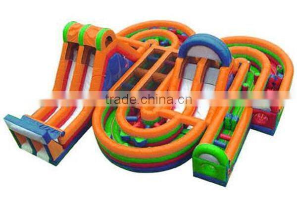 crazy inflatable playground/inflatable obstacle course