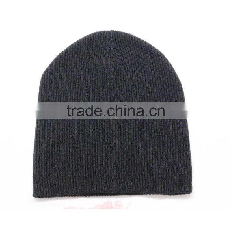 Good quality blank knitted caps winter beanie hats