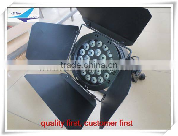 24x15w RGBWA 5 in 1 led par can with barn door