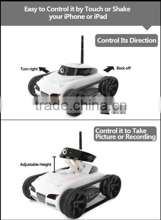 i-Spy Tank App-Controlled WiFi Spy Tank real-time transmission Video Camera for iPad iPhone iPod