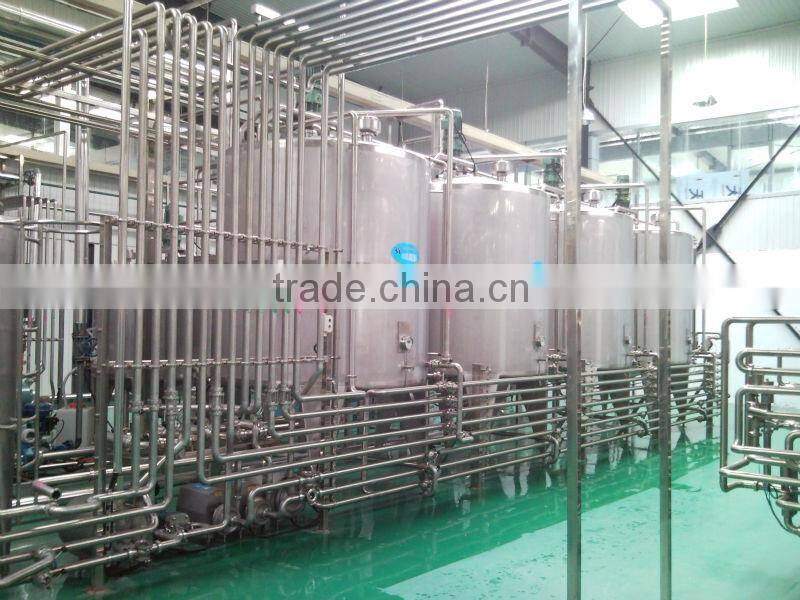 tea leaves extracting or tea powder dissolving tea beverage production line